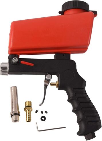 Doppy 1/4"Air Sandblasting Gun, Sandblasting Gun Spray Tool, Nozzle Diameter 11MM, for Air Compressor,Remove Paint, Stains, Rust & Clean Surfaces (Plastic) in Kuwait