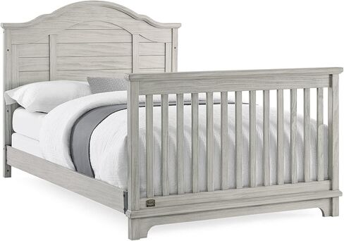 أطفال Delta Simmons Kids Asher 6-in-1 قابلة للتحويل مع السكك الحديدية الصغيرة ، Rustic Gray in Kuwait