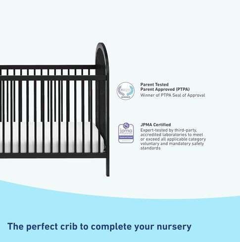 Graco Olivia Convertible Crib and Graco Premium Foam Crib & Toddler Bed Mattress Bundle (Driftwood) – GREENGUARD Gold Certified, Standard Crib Mattress, Baby Crib Converts to Toddler Bed & Daybed in Saudi Arabia