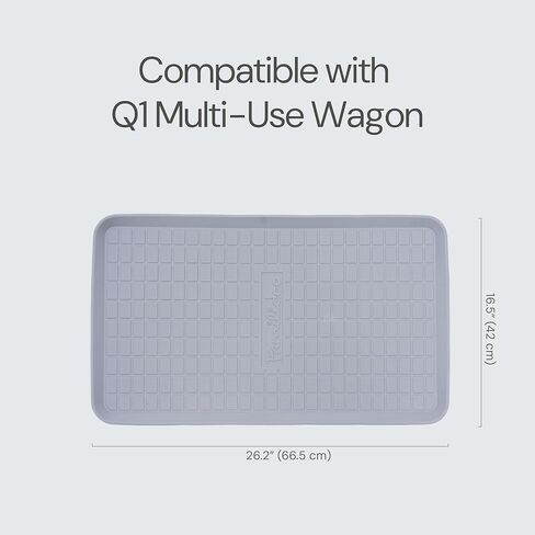 FamiliDoo All Weather Mat Q1 عربة عربة مصنوعة من السيليكون لحماية العربة من الأوساخ والماء (يناسب نماذج Q1 فقط) in Kuwait