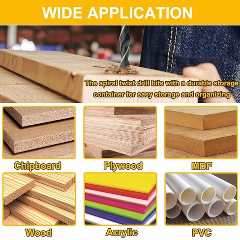 براد بوينت بيت بيت مجموعة 8pcs 3-10mm خشب تويست تويست بيتس الكربون الصلب الصلب النجارة أداة الحفر لخشب الخشب الرقائقي الخشب in Kuwait