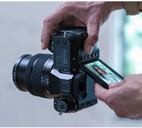 FUJIFILM GFX 50S II with GF35-70mm Medium Format Mirrorless Camera Lens Kit Bundle with GF 80mm f/1.7 R WR Lens (FUJIFILM-G) + Professional MC 3 Piece Filter Kit, 77mm UV/CPL/F + More in Saudi Arabia