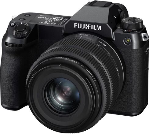 Fujifilm GFX 50S II مع GF35-70MM متوسطة تنسيق عدسة عدسة الكاميرا باقة مع 64 جيجابايت UHS-II بطاقة الذاكرة SDXC + 62 مم 3 قطعة مجموعة مرشح عالية الدقة + مصباح LED + المزيد in Saudi Arabia