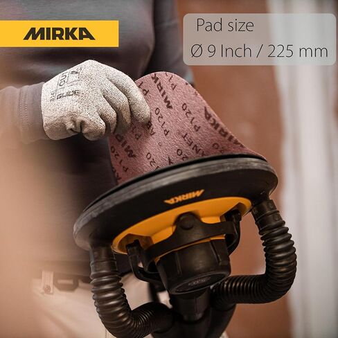 Mirka LEROS 950X CV Electric Drywall Sander – 9″ Orbital Head, 180° Flex, Brushless Motor, Bluetooth, Carry Bag in Saudi Arabia
