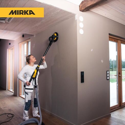 Mirka LEROS 950X CV Electric Drywall Sander – 9″ Orbital Head, 180° Flex, Brushless Motor, Bluetooth, Carry Bag in Saudi Arabia