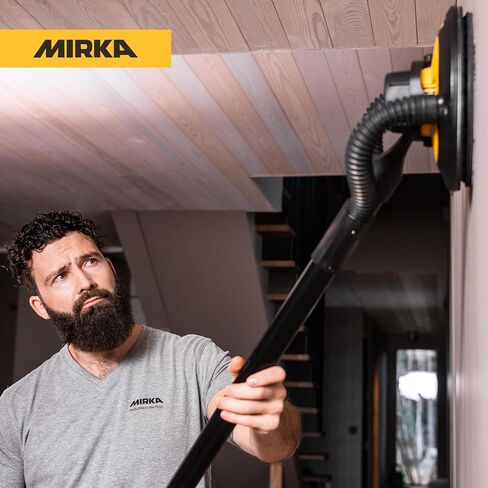 Mirka LEROS 950X CV Electric Drywall Sander – 9″ Orbital Head, 180° Flex, Brushless Motor, Bluetooth, Carry Bag in Saudi Arabia