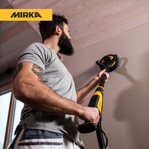 Mirka LEROS 950X CV Electric Drywall Sander – 9″ Orbital Head, 180° Flex, Brushless Motor, Bluetooth, Carry Bag in Saudi Arabia