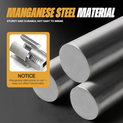 Pipe Thread Cutting Tool, Integrated Internal & External Pipe Threading Tool, Electric Drill Compatible PVC Pipe Threader Kit, 1/2" (DN15) 3/4" (DN20) Pipe Sizes Rethreading Tool in Saudi Arabia