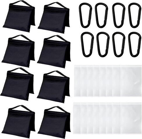8 Pack Sandbags with 16 PE Bags, Sand Bag for Backdrop Stand in Saudi Arabia