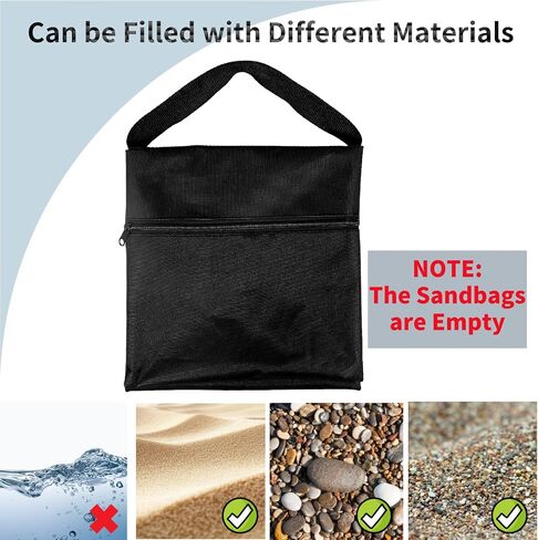 8 Pack Sandbags with 16 PE Bags, Sand Bag for Backdrop Stand in Saudi Arabia