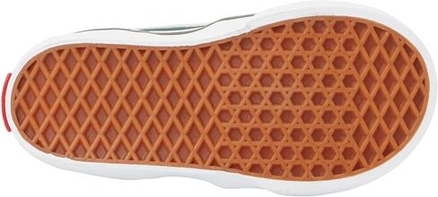 Vans Toddler Brooklyn LS Slip-On Shoes, Suede/Canvas Emerald, 7 in Saudi Arabia