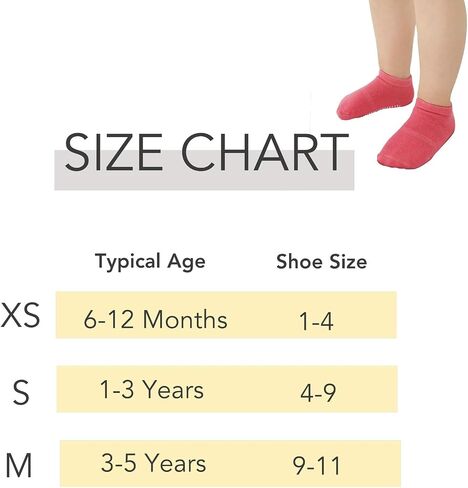 جوارب Cozyway Baby & Toddler مع Grippers Non Slip Low Cut Grip For Girls and Boys Soft Comfy Cotton 14 Pack in Kuwait