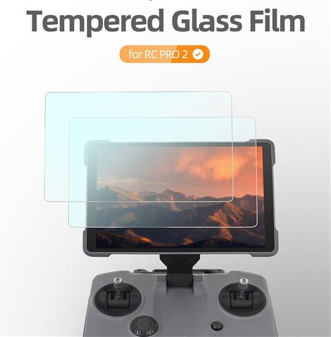 Control Screen Protector for DJI Mavic 4 Pro 512GB Creator Combo (DJI RC Pro 2) Drone RC Pro2 Remote Controller 2pcs 9H HD Tempered Glass Film Accessories in Saudi Arabia