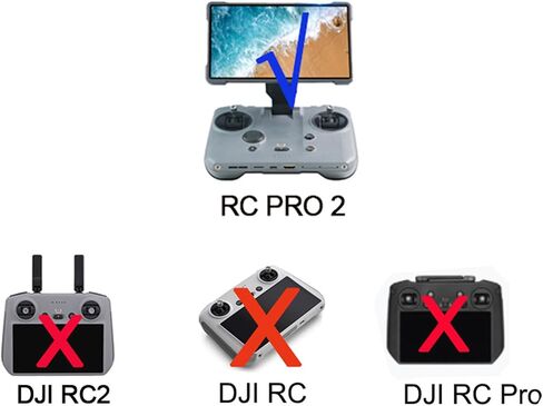 Control Screen Protector for DJI Mavic 4 Pro 512GB Creator Combo (DJI RC Pro 2) Drone RC Pro2 Remote Controller 2pcs 9H HD Tempered Glass Film Accessories in Saudi Arabia