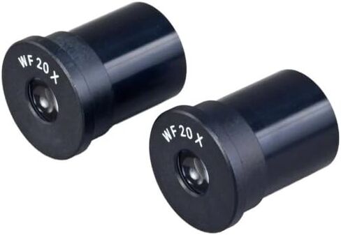 AmScope OMAX A Pair of WF20X Widefield Microscope Optical Eyepiece 23.2mm in Saudi Arabia