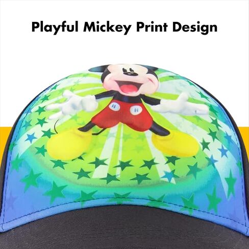 Disney Boys Baseball Cap, Mickey Mouse Adjustable Toddler Hat, Ages 2-4 Or Boy Hats For Kids Ages 4-7 in Saudi Arabia