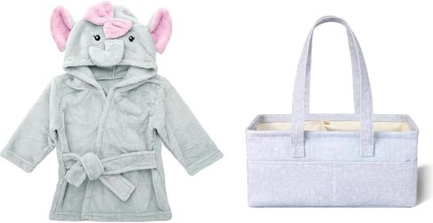 Mr. Pen- Baby Animal Face Robe Unisex & Baby Diaper Organizer in Saudi Arabia