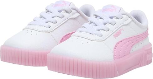 PUMA Toddler Girls Carina 2.0 Glitter Lace Up Sneakers Shoes Casual - Pink in Kuwait