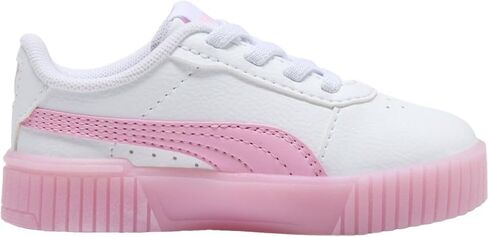 PUMA Toddler Girls Carina 2.0 Glitter Lace Up Sneakers Shoes Casual - Pink in Kuwait