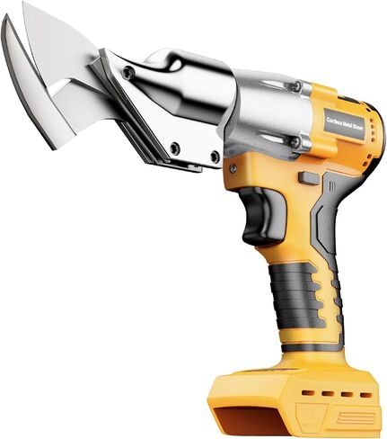 Cordless Metal Shears Compatible with DeWalt 20V Max Batteries, Brushless Motor 400Nm Torque, 14GA Steel Cutter, 360° Rotating Head, LED Light, Multi-Material Cutting (Tool Only, No Battery) in Kuwait