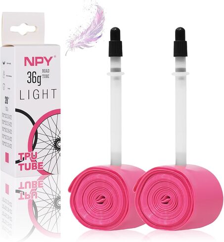 2 عبوة TPU 700C الأنبوب الداخلي للدراجات (18-32C)-أنبوب صمام Presta 28G Ultralit in Kuwait