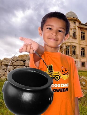 Tstars Bulldozer Pumpkin Face Halloween Shirt - Toddler Boys Construction T-Shirt for Kids Trick or Treat Outfit in Saudi Arabia