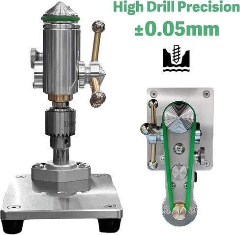 MINI Drill Press ، مكبس الحفر الكهربائية عالية الدقة ، آلة حفر CNC المحمولة لعلاج الحفر المعدنية المصنوعة من أعمال الراتنجات الخشبية PVC ، السرعة القابلة للتعديل ، 0.3-4 ملم تشاك in Kuwait