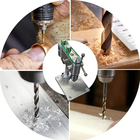 MINI Drill Press ، مكبس الحفر الكهربائية عالية الدقة ، آلة حفر CNC المحمولة لعلاج الحفر المعدنية المصنوعة من أعمال الراتنجات الخشبية PVC ، السرعة القابلة للتعديل ، 0.3-4 ملم تشاك in Kuwait