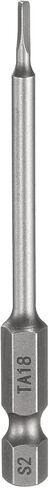 HARFINGTON Magnetic Triangle Screwdriver Bit TA23 1/4" Hex Shank 3" (75mm) Long Magnetic S2 Steel Industrial Grade Screw Driver Bit Triangular Head Electric Drill Bits in Saudi Arabia