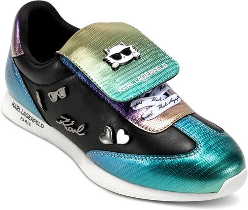 Karl Lagerfeld للسيدات Minia Flap Lace-Up Sneaker in Kuwait