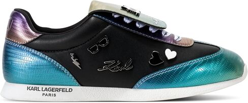 Karl Lagerfeld للسيدات Minia Flap Lace-Up Sneaker in Kuwait