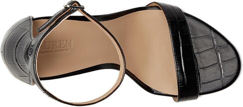 Lauren Ralph Lauren النسائية Allie Crocodile-embossed embossed heeled in Kuwait
