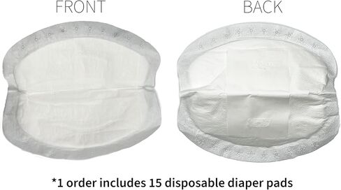 Chicken Diapers Disposable for Hens, Goose, Duck - 15 Sticky Pad Linings - Leakproof, Unscented, Fits in a Reusable Diaper by Uni Infinity (Disposable Pads, One Size, 15 Count) in Saudi Arabia