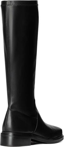 Vivianly للسيدات الركبتين High Boots Zipper Square Toe منصة Trendy Low Contky Cheels Boots in Kuwait