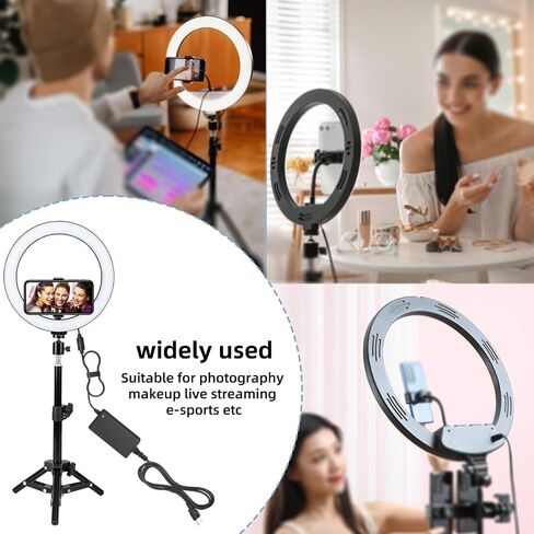 سلك الطاقة 15 فولت متوافق مع Newer 14 بوصة و 18 بوصة ضوء حلقة متوافق مع Neewer صور استوديو Ring Light NW-150480D2 DC15V 5A 4.8A محول إمدادات الطاقة AC in Kuwait