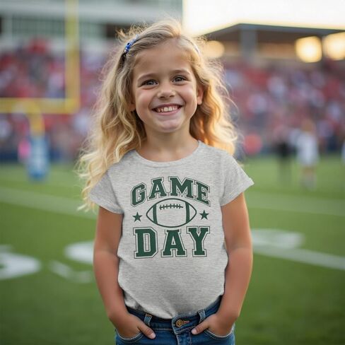 CM C&M WODRO Game Day Shirts Toddler Baby Boys Girls Football Short Sleeve T-Shirt Kids Football Fans Gift Tee Tops in Saudi Arabia