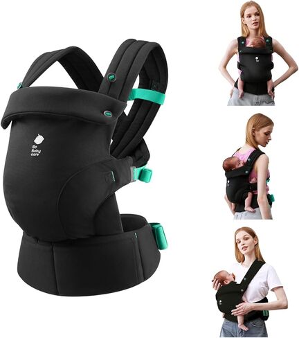 BC Babycare Cocoongo Baby Carrier - CloudTouch ناعم ومريح حاملة طفل لمدة 7-44 رطل | سهل التآكل ، ملاءمة قابلة للتعديل ، جاهزة للسفر ، قابلة للغسل الماكينة (البيج الخفيف) in Saudi Arabia
