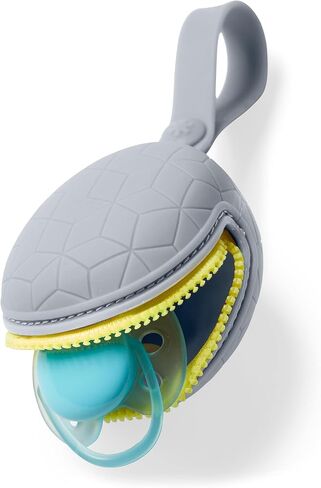 Skip Hop Baby Silicone Holder Case مع فتح وحزام سهل الوصول ، يناسب 2 ملعقة ، الشوفان in Saudi Arabia