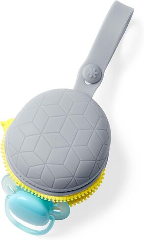 Skip Hop Baby Silicone Holder Case مع فتح وحزام سهل الوصول ، يناسب 2 ملعقة ، الشوفان in Saudi Arabia