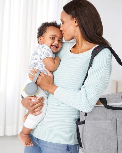 Skip Hop Baby Silicone Holder Case مع فتح وحزام سهل الوصول ، يناسب 2 ملعقة ، الشوفان in Saudi Arabia