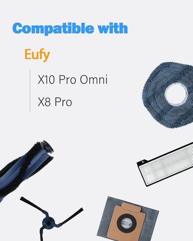 BBT BAMBOOST Robot Vacuum Replacement Parts Fit for Eufy Robovac 11S, Eufy Robovac 25C, Eufy 15C, RoboVac 30, Euyf 30C, Eufy Robovac 35C, Eufy 12, Eufy 11S Plus (Pack of 20) in Saudi Arabia