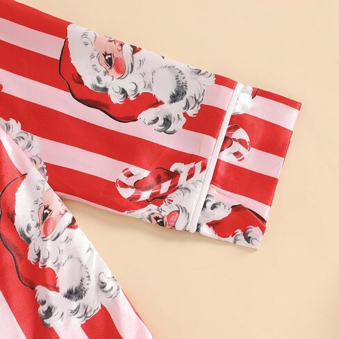 Douhoow Kids Baby Toddler Girls Satin Silk Pajamas Set Long Sleeve Button Down Shirts Tops Pants Fall Pjs Lounge Sleepwear in Saudi Arabia