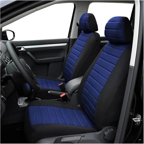 Car Mat Backrest Universal Car Cover Cover Cover Close Set Cloth Motor لمعظم سيارات السيدان سيارات الدفع الرباعي لوقاية مقعد السيارة في المقعد الأمامي والخلفي مريح (Y30082-GRAY-11 مساءً) in Kuwait
