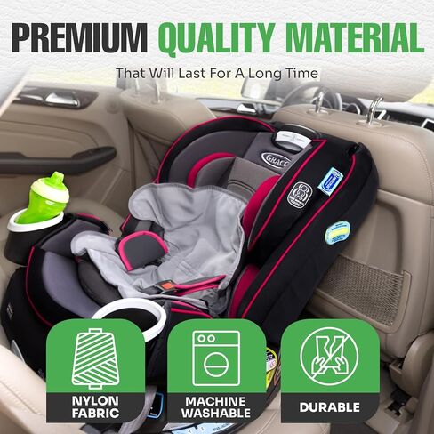 Child Car Seat Saver Waterproof Liner 100% Leak Free Pad for Baby Stroller, Piddle Pad for Potty Training Toddlers, Car Seat Liner with Anti Slip Vinyl Backing in Kuwait