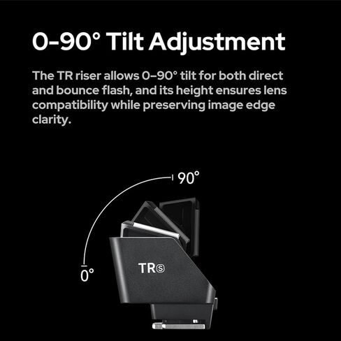 Godox TR-S TTL Hot Shoe Riser for Sony Camera, Hot Shoe Extender for Godox iT30Pro-S iT20-S iT22-S iM30 iM20 iM22 Mini Flash, 0-90° Tilt Adjustment, Raises 30mm Height, Reduce Lens Shadow in Saudi Arabia
