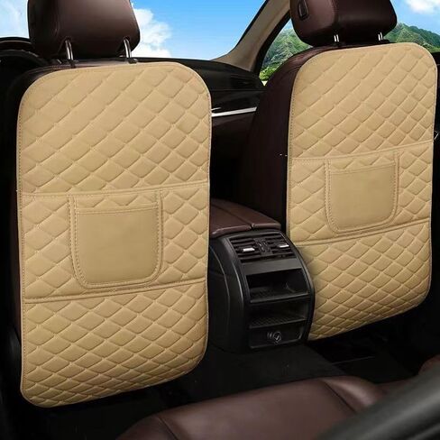 PU CAR SEAT Protector لـ BMW X5 2019 2020 2021 2022 2023 2024 ، وسادة مقاومة للخدش المضادة للماء من السهل تنظيف الملحقات الداخلية للسيارات ، البيج in Saudi Arabia