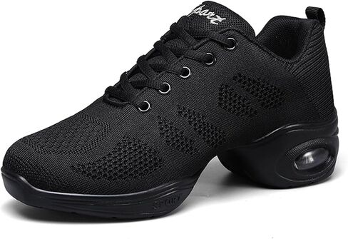 أحذية الرقص للنساء أحذية موسيقى الجاز تقسيم أحذية رقص وحيد الرقص الدانتيل وسادة الهواء الجاز أحذية جاز التنفس منصة رقص حديثة منصة المشي رقص الحذاء in Kuwait