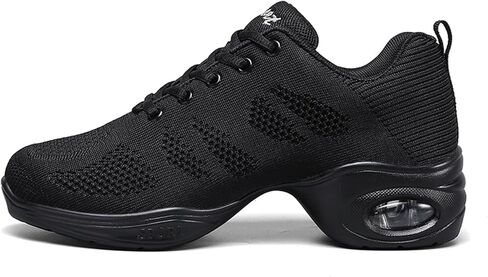 أحذية الرقص للنساء أحذية موسيقى الجاز تقسيم أحذية رقص وحيد الرقص الدانتيل وسادة الهواء الجاز أحذية جاز التنفس منصة رقص حديثة منصة المشي رقص الحذاء in Kuwait