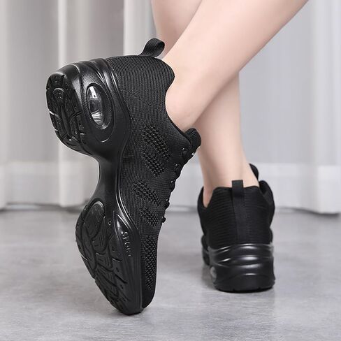 أحذية الرقص للنساء أحذية موسيقى الجاز تقسيم أحذية رقص وحيد الرقص الدانتيل وسادة الهواء الجاز أحذية جاز التنفس منصة رقص حديثة منصة المشي رقص الحذاء in Kuwait