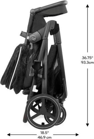 Evenflo Shyft Intuiti+ Stroller with Green & Gentle Fabric (Quartz) in Saudi Arabia